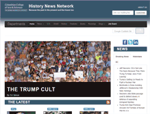 Tablet Screenshot of historynewsnetwork.org